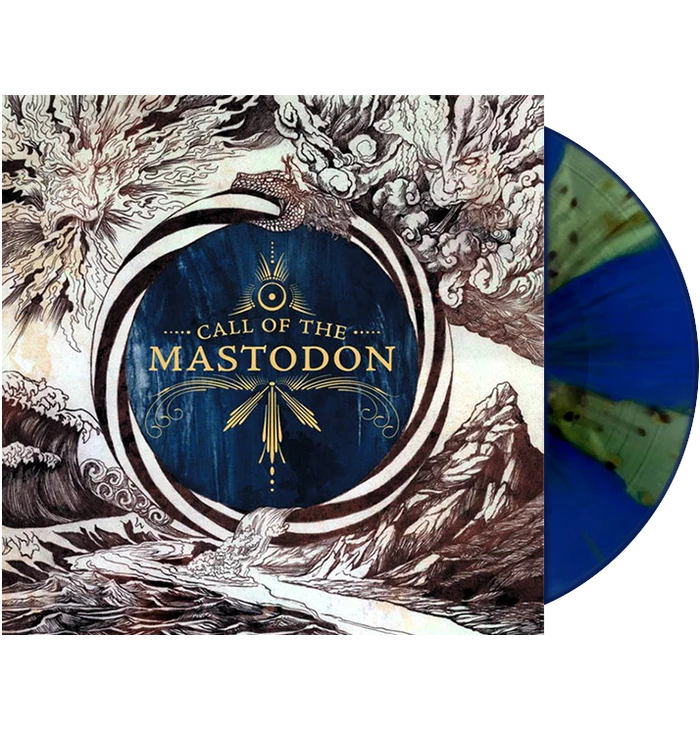 Mastodon - Call of the Mastodon (Coke Bottle Green & Aqua Blue Pinwheel)